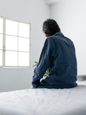 Inpatient,Who,Is,Absentminded,In,The,Hospital,Room.